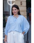 Блуза Тенсел Блакитна