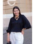 Блуза Тенсел Чорна