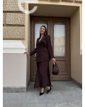 Жакет класичний Шоколад