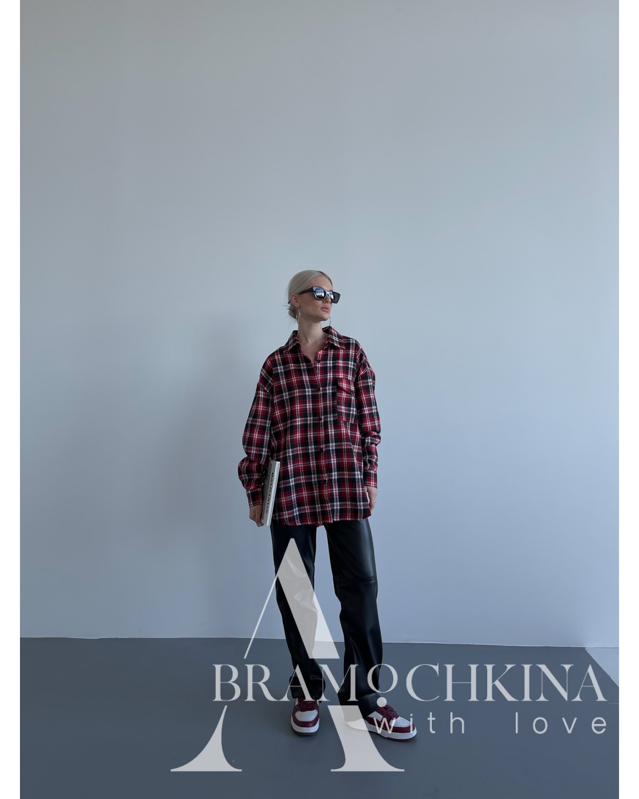 Сорочка в клітинку Червона